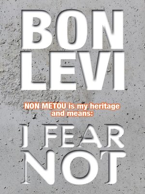 cover image of I Fear Not